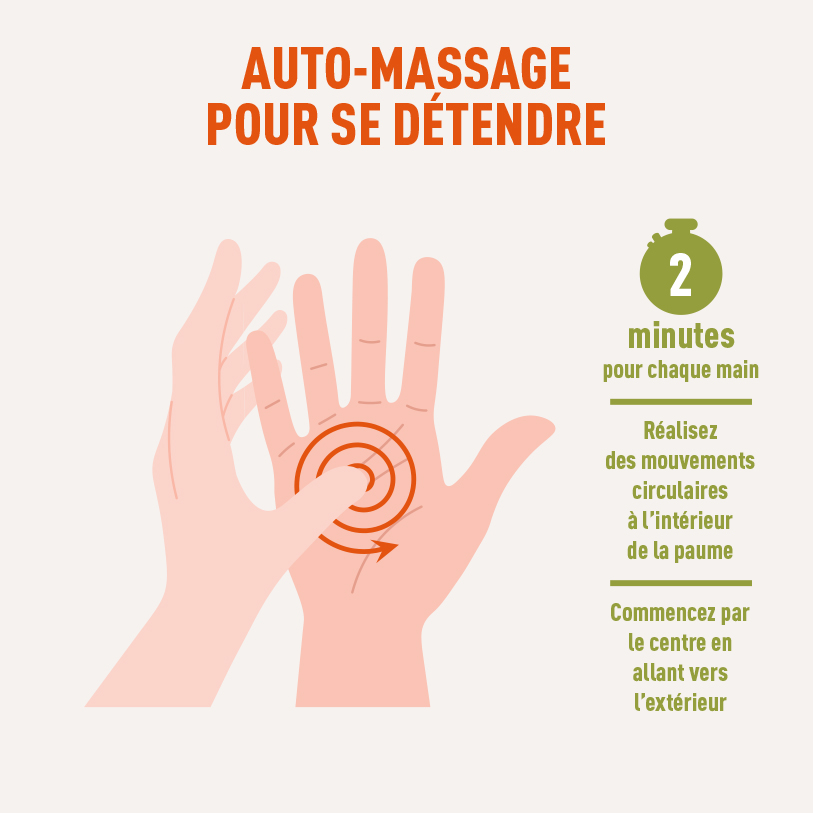 Auto-massage pour se détendre